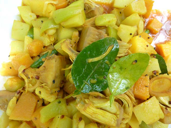 কাঁচা কাঁঠালের নিরামিষ কাঁচা কাঁঠালের নিরামিষ