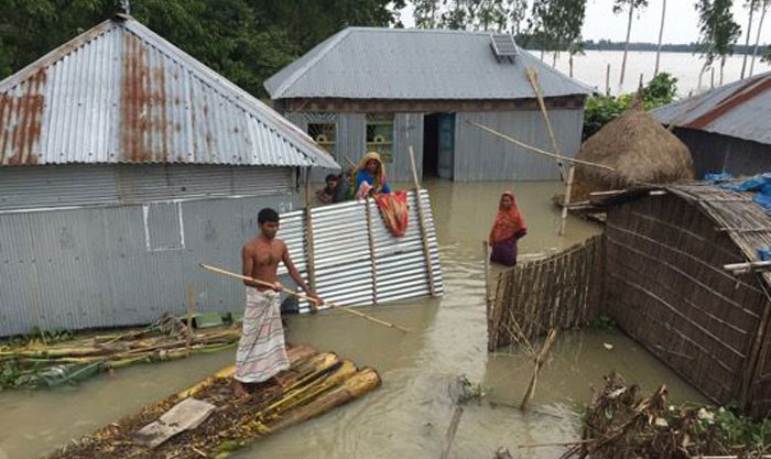 নূর আহমেদ জিলালের ক্যামেরায় কুড়িগ্রামের বন্যা পরিস্থিতি