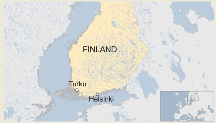 ফিনল্যান্ডে বেশ কয়েকজন ছুরিকাহত: পুলিশের গুলি