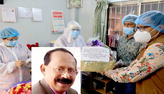 করোনাকালে পুলিশকে বিনামূল্যে চিকিৎসার ঘোষণা ডাঃ হরিশংকর দাসের করোনাকালে পুলিশকে বিনামূল্যে চিকিৎসার ঘোষণা ডাঃ হরিশংকর দাসের