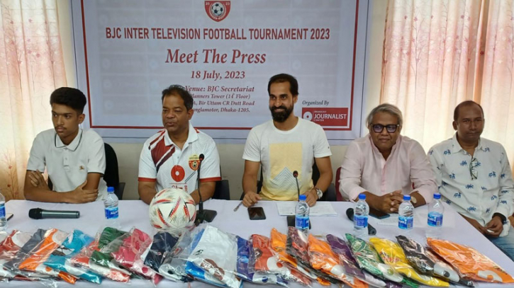 বিজেসি আন্তঃটেলিভিশন ফুটবল টুর্নামেন্ট শুরু ২০ জুুলাই বিজেসি আন্তঃটেলিভিশন ফুটবল টুর্নামেন্ট শুরু ২০ জুুলাই