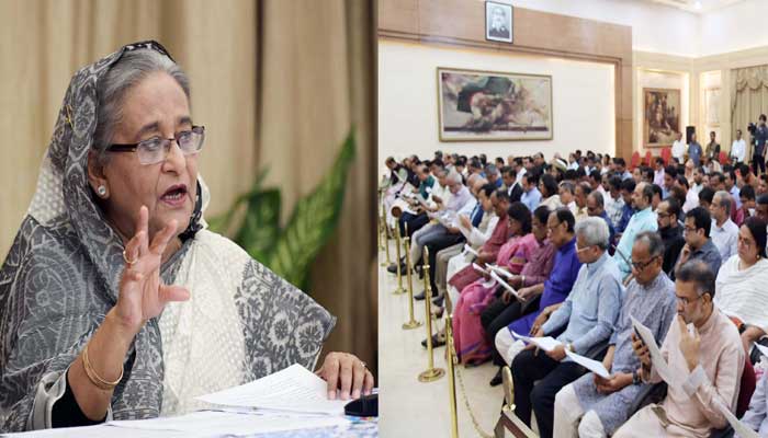 কারো দাবির অপেক্ষায় তো আমি বসে থাকিনি: প্রধানমন্ত্রী কারো দাবির অপেক্ষায় তো আমি বসে থাকিনি: প্রধানমন্ত্রী