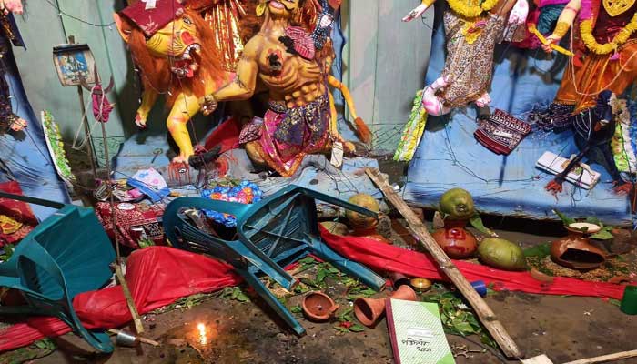 কমলগঞ্জে পূজামণ্ডপে দুর্বৃত্তদের হামলা: মোতায়েন হচ্ছে বিজিবি