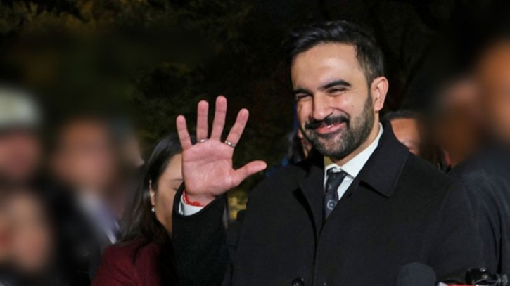 ট্রাম্পের বিরুদ্ধে রুখে দাঁড়ানোর প্রত্যয় জোহরান মামদানির