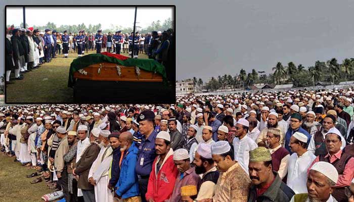 বাগেরহাটে এমপি ডা. মোজাম্মেলের জানাজা অনুষ্ঠিত বাগেরহাটে এমপি ডা. মোজাম্মেলের জানাজা অনুষ্ঠিত