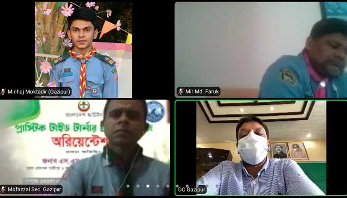 ‘প্লাষ্টিক স্রোত থামাতে কার্যকর ভূমিকা রাখতে পারেন স্কাউটরা’