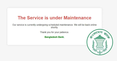সাইবার নিরাপত্তাঝুঁকিতে বন্ধ বাংলাদেশ ব্যাংকের ওয়েবসাইট