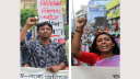 সারদা হলে সংস্কৃতি কর্মীদের উপর সন্ত্রাসী হামলার প্রতিবাদ