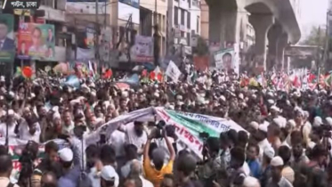 যমুনায় যেতে জামায়াতসহ ৮টি দলের মিছিল আটকে দিলো পুলিশ