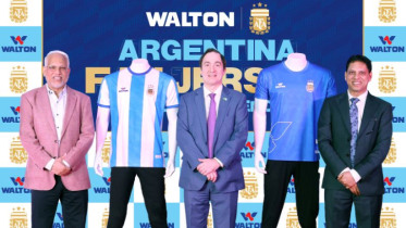 বাংলাদেশে প্রথম আর্জেন্টিনার ফ্যান জার্সি উন্মোচন করলো ওয়ালটন 