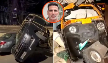 ভয়াবহ দুর্ঘটনার শিকার অক্ষয়-টুইঙ্কেল