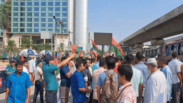 খালেদা জিয়াকে স্বাগত জানাতে নেতাকর্মীদের ঢল