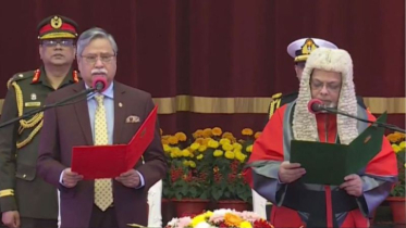 শপথ নিলেন প্রধান বিচারপতি জুবায়ের রহমান