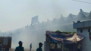 শাহজালালে আগুন: ২৪ ঘণ্টা পরও বের হচ্ছে ধোঁয়া