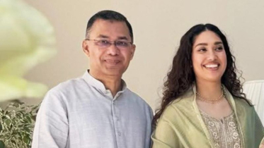 মেয়ে জাইমাকে নিয়ে ফিরছেন তারেক রহমান