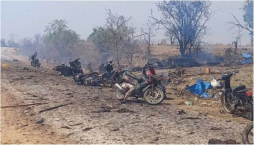 মিয়ানমারে বৌদ্ধ উৎসবে হামলা চালালো জান্তা :  নিহত ৩২
