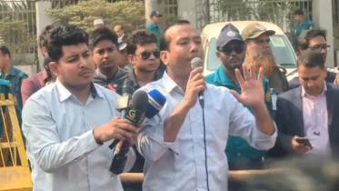 দাবি না মানলে ইসি ঘেরাও করে সারারাত বসে থাকবো: ছাত্রদল সভাপতি