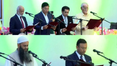 শপথ নিলেন ৪ মন্ত্রী ও ২ প্রতিমন্ত্রী
