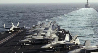 মার্কিন বিমানবাহী জাহাজ ঢুকলো মধ্যপ্রাচ্যে : প্রস্তুত ইরান