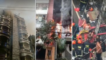উত্তরায় আগুনে নিহত বেড়ে ৬ : সবাই দুই পরিবারের