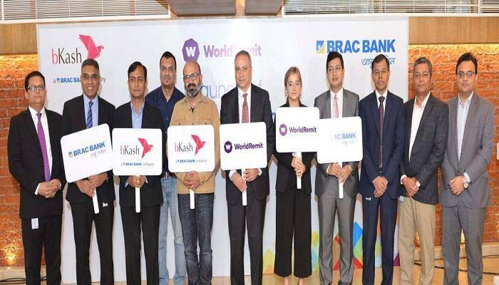 WorldRemit to deliver remittance via bKash and BRAC Bank 