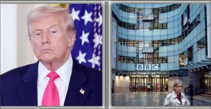 বিবিসির বিরুদ্ধে মানহানির মামলা করলেন ট্রাম্প