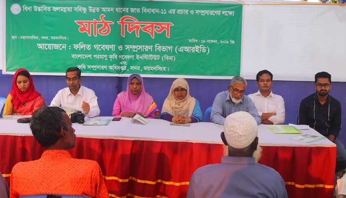 বিনার জলমগ্ন সহিষ্ণু ধানের জাত বিনা ১১ উদ্ভাবন বিনার জলমগ্ন সহিষ্ণু ধানের জাত বিনা ১১ উদ্ভাবন
