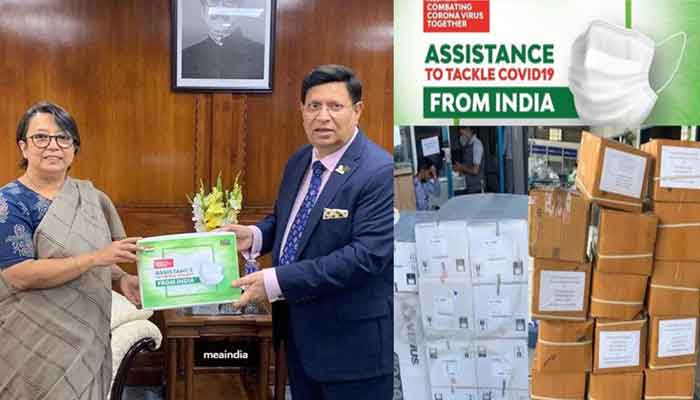 করোনা মোকাবিলায় বাংলাদেশকে সাহায্য দিল ভারত করোনা মোকাবিলায় বাংলাদেশকে সাহায্য দিল ভারত