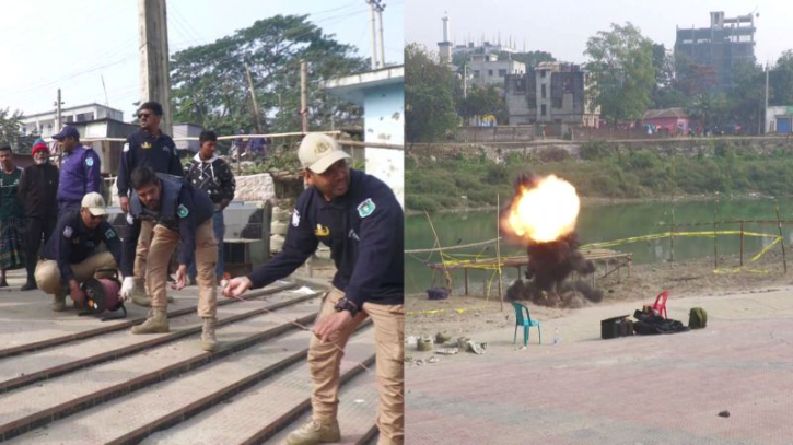 ফরিদপুরে উদ্ধার বোমাটি শক্তিশালী আইইডি : ২৪ ঘণ্টা পর নিষ্ক্রিয়