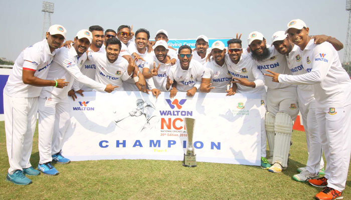 ওয়ালটন জাতীয় ক্রিকেট লিগে চ্যাম্পিয়ন রাজশাহী ওয়ালটন জাতীয় ক্রিকেট লিগে চ্যাম্পিয়ন রাজশাহী
