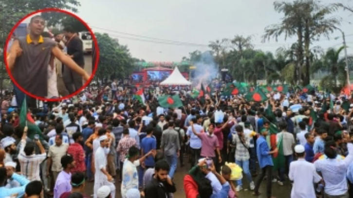 জুলাই ঘোষণাপত্রের অনুষ্ঠানস্থলে বেলুন বিস্ফোরণ : আহত ১০ জুলাই ঘোষণাপত্রের অনুষ্ঠানস্থলে বেলুন বিস্ফোরণ : আহত ১০