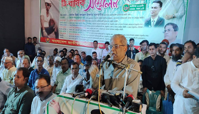 অধিকার আদায় না করা পর্যন্ত পরাজয় স্বীকার করবো না : ফখরুল অধিকার আদায় না করা পর্যন্ত পরাজয় স্বীকার করবো না : ফখরুল
