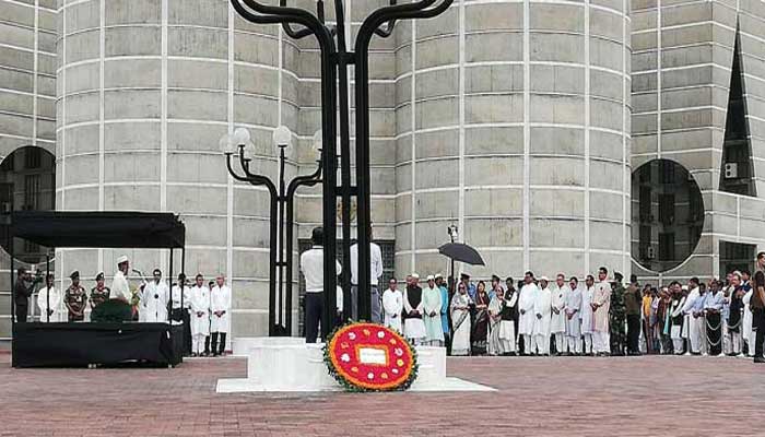 মোজাফফর আহমদের প্রথম জানাজা অনুষ্ঠিত