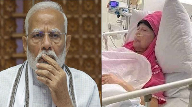 খালেদা জিয়ার অসুস্থতায় উদ্বেগ প্রকাশ মোদির