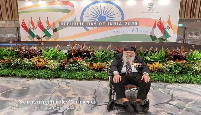 প্রয়াত আজাদ হিন্দ ফৌজের সেনানী মেজর ঈশ্বরলাল সিং প্রয়াত আজাদ হিন্দ ফৌজের সেনানী মেজর ঈশ্বরলাল সিং