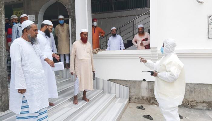 স্বাস্থ্যবিধি মেনে মসজিদে মসজিদে ঈদ জামাত স্বাস্থ্যবিধি মেনে মসজিদে মসজিদে ঈদ জামাত