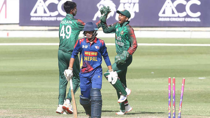 নেপালকে হারিয়ে এশিয়া কাপের সেমিতে বাংলাদেশ নেপালকে হারিয়ে এশিয়া কাপের সেমিতে বাংলাদেশ