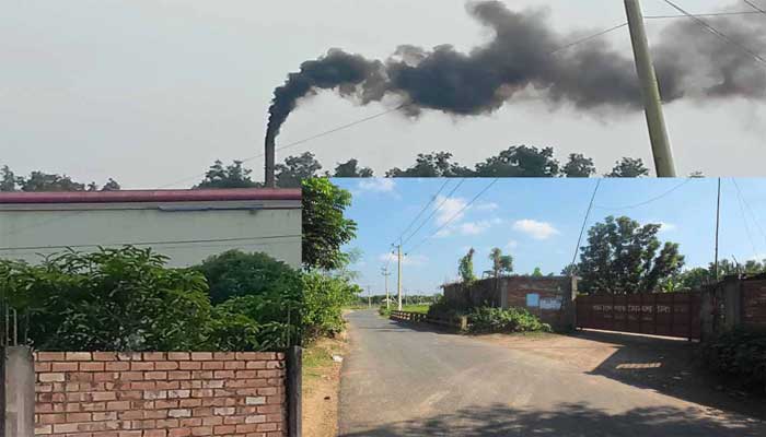 আলী পেপার মিলের ধোঁয়ায় বিপন্ন হচ্ছে শ্রীপুরের পরিবেশ