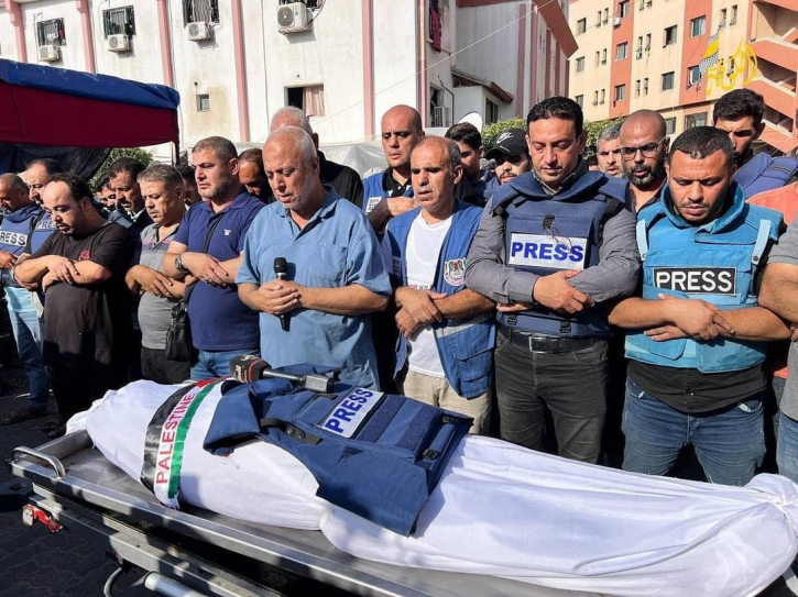 ইসরাইলি আগ্রাসনে মারা গেছেন ৪৬ জন সাংবাদিক ইসরাইলি আগ্রাসনে মারা গেছেন ৪৬ জন সাংবাদিক