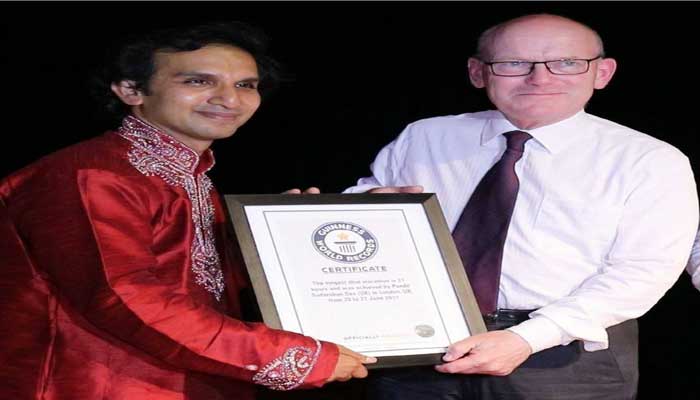 তবলা-ঢোল বাজিয়ে বিশ্ব রেকর্ড বাংলাদেশির তবলা-ঢোল বাজিয়ে বিশ্ব রেকর্ড বাংলাদেশির