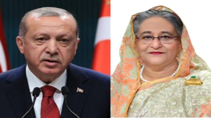 প্রধানমন্ত্রীকে এরদোগানের ফোন প্রধানমন্ত্রীকে এরদোগানের ফোন