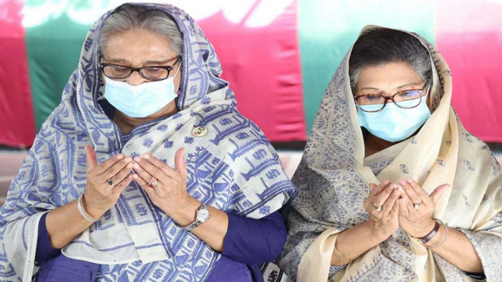 টুঙ্গিপাড়ায় বঙ্গবন্ধুর সমাধিতে প্রধানমন্ত্রীর শ্রদ্ধা টুঙ্গিপাড়ায় বঙ্গবন্ধুর সমাধিতে প্রধানমন্ত্রীর শ্রদ্ধা