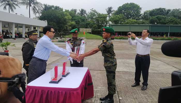 রাজেন্দ্রপুর সেনানিবাসে ৫১তম রিক্রুট ব্যাচের সমাপনী