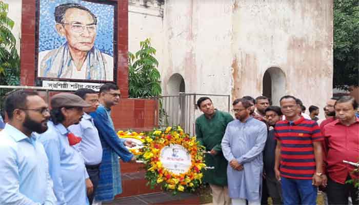 পুষ্পস্তবক অর্পণের মধ্য দিয়ে পালিত শচীন দেববর্মণের জন্মবার্ষিকী