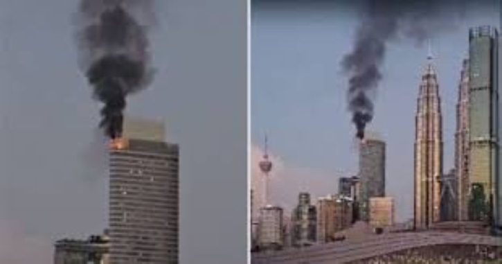 কুয়ালালামপুরের পেট্রোনাস টাওয়ার ৩-এ ভয়াবহ অগ্নিকাণ্ড