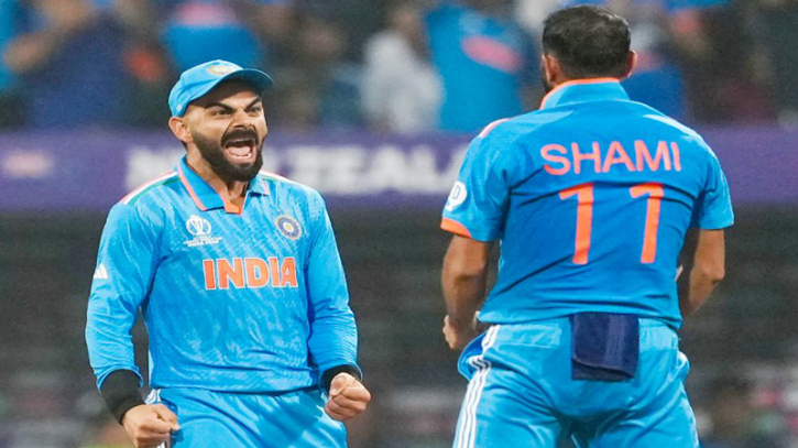 ব্যাটিংয়ে সেরা কোহলি : বোলিংয়ে শামি ব্যাটিংয়ে সেরা কোহলি : বোলিংয়ে শামি