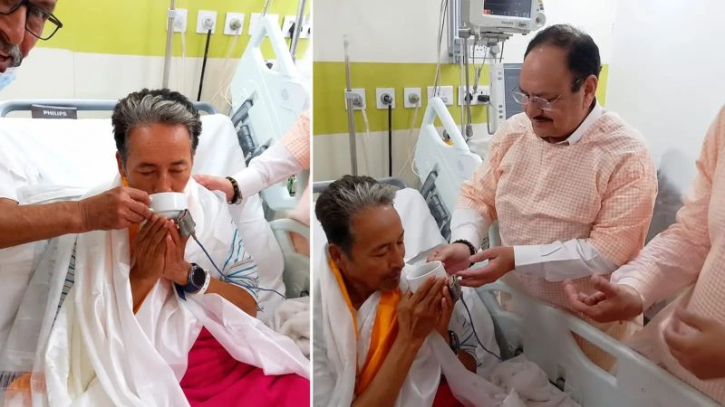 ২৬ দিন পর অনশন ভাঙলেন সোনম ওয়াংচুক, সুস্থতা কামনা করলেন মোদি